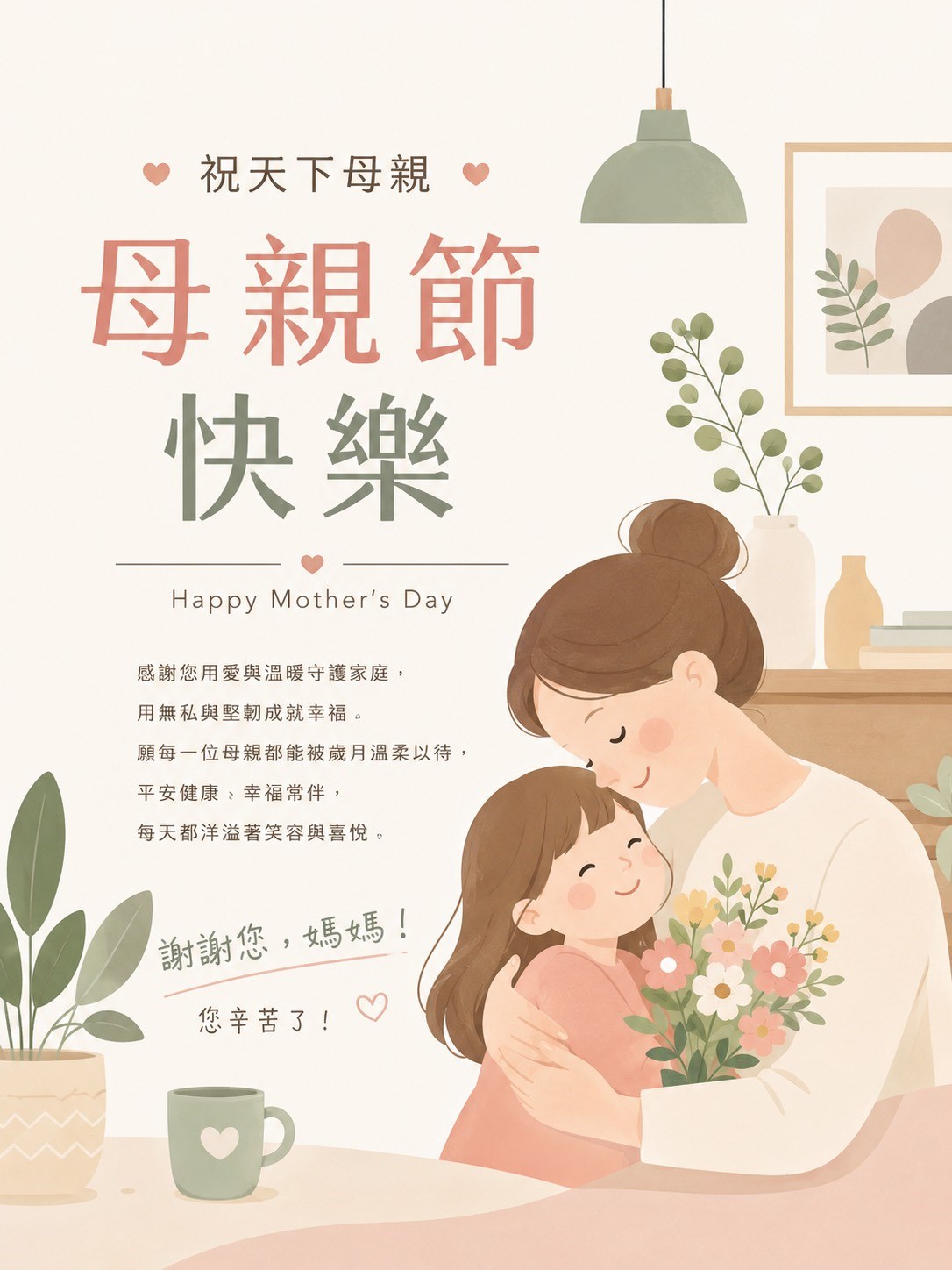 宏利發建設- 祝福全天下所有偉大母親-母親節快樂!